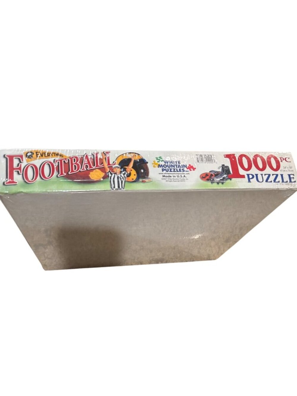 White Mountain Everything Football Puzzle 1000 Pieces 24”x30” New Sealed 2007 - Picture 3 of 15